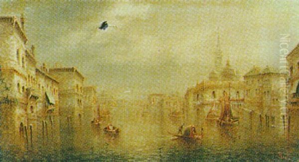 Venetian Lagoon At Dusk - view 1