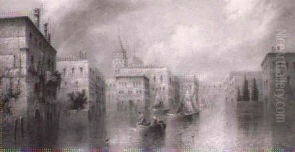 Market Merchants On The Canal - view 1