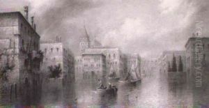 Market Merchants On The Canal