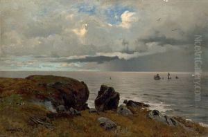 Nordische Kustenlandschaft by Carl Saltzmann
