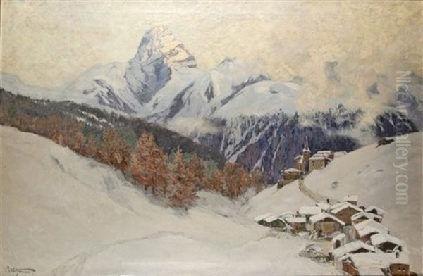Wiesen Mit Dem Tinzenhorn Bei Davos - view 1