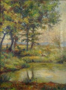 Paesaggio Lacustre by Antonio Salvetti