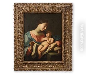 Madonna Mit Kind by Giovanni Battiata Salvi, Il Sassoferrato