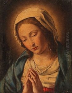 Madonna In Prayer by Giovanni Battiata Salvi, Il Sassoferrato