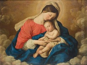 Virgen Con Nino by Giovanni Battiata Salvi, Il Sassoferrato
