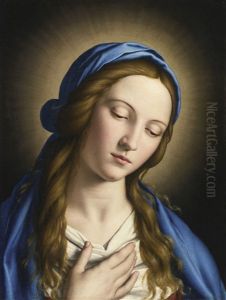 The Madonna by Giovanni Battiata Salvi, Il Sassoferrato
