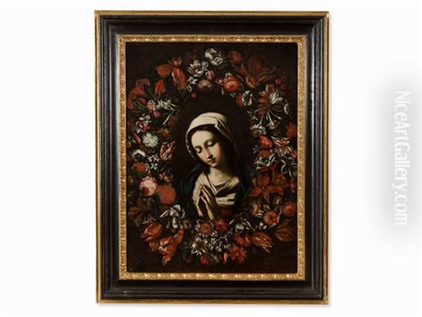 Madonna In Garland Of Flowers - view 1