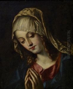 Betende Madonna by Giovanni Battiata Salvi, Il Sassoferrato