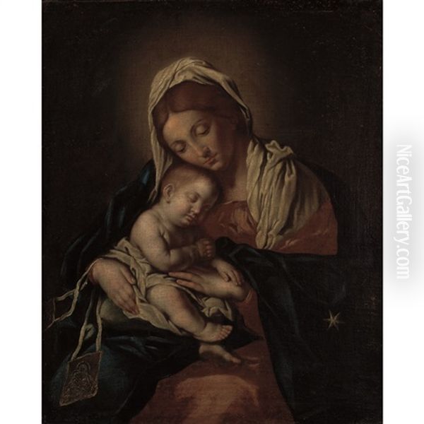 Madonna And Child With A Carmelite Scapular - view 1