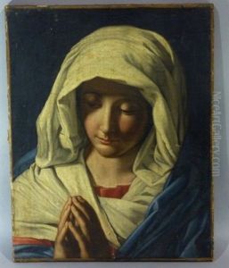 Vierge Aux Mains Jointes by Giovanni Battiata Salvi, Il Sassoferrato