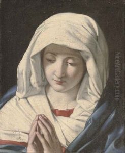 The Virgin At Prayer by Giovanni Battiata Salvi, Il Sassoferrato