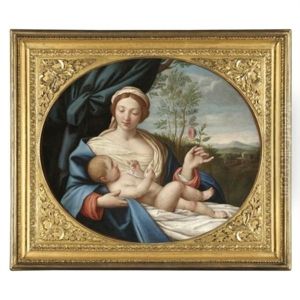 The Madonna And Child With The Rose The Madonna And Child With The Rose