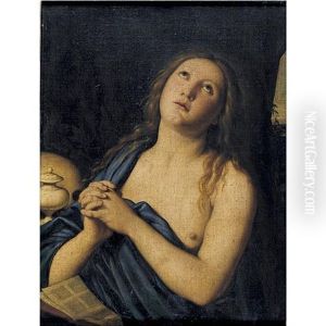 Penitent Magdalene by Giovanni Battiata Salvi, Il Sassoferrato