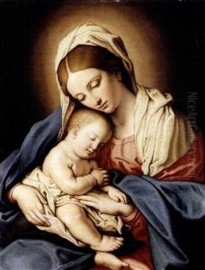Madonna Con Il Bambino by Giovanni Battiata Salvi, Il Sassoferrato