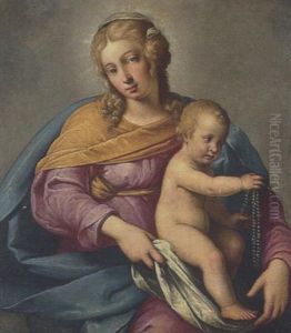 Maria Mit Dem Kind by Giovanni Battiata Salvi, Il Sassoferrato