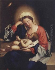 Madonna With The Infant Christ Child Holding A Goldfinch On A String Madonna With The Infant Christ Child Holding A Goldfinch On A String