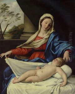 The Madonna Adoring The Sleeping Child