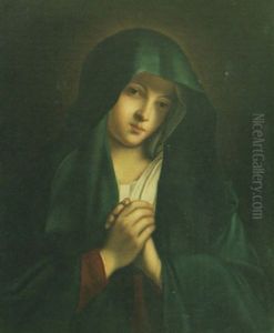 Madonna In Prayer by Giovanni Battiata Salvi, Il Sassoferrato