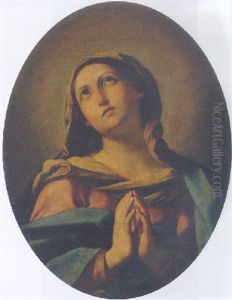 The Virgin At Prayer by Giovanni Battiata Salvi, Il Sassoferrato