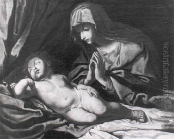 Die Madonna Mit Dem Schlafenden Christuskind - view 1
