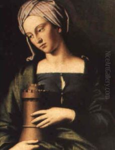St. Barbara by Giovanni Battiata Salvi, Il Sassoferrato
