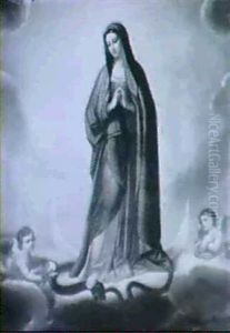 The Immaculate Conception by Giovanni Battiata Salvi, Il Sassoferrato