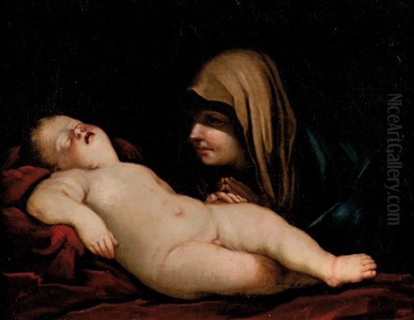 Vierge A L"enfant Endormi - view 1