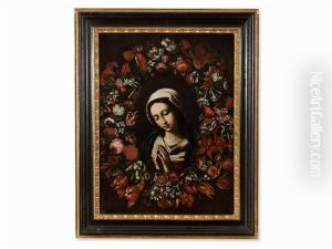 Madonna In Garland Of Flowers Madonna In Garland Of Flowers