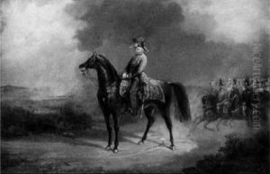 Joseph Graf Von Radetzky An Der Spitze Der Osterreichischen Reiterei