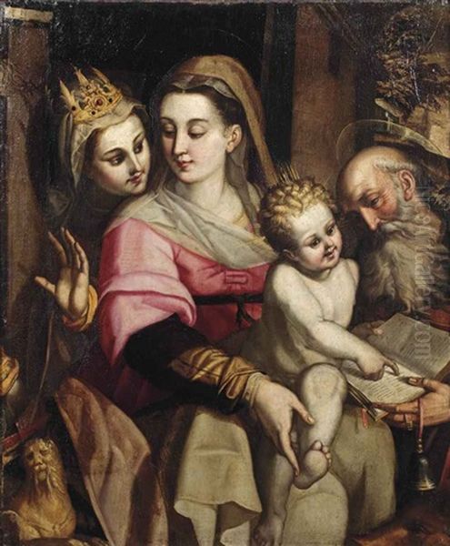 The Madonna And Child With Two Saints - view 1