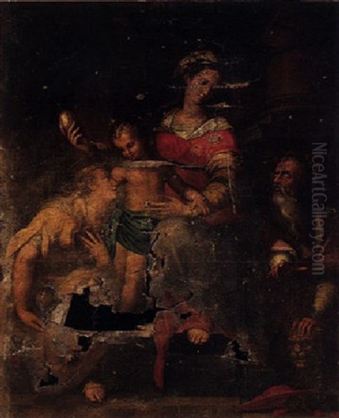 The Madonna And Child With Mary Magdalene And Saint Jerome - view 1