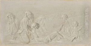 Trompe-l'oeil Of A Stone Frieze