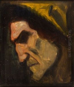 Dante-kopf Im Profil Von Links by Leo Samberger