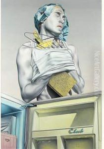 Portrait D'homme by L. Boulanger