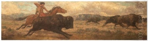 The Buffalo Hunt - view 1