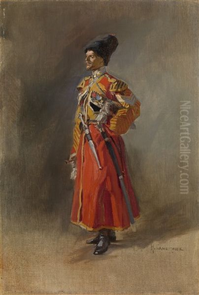 Portrait Of A Cossack Officer - view 1