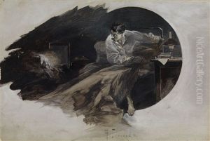 Untitled (book Illustration)(+ Another; 2 Works) by Nikolai Semenovich Samokish