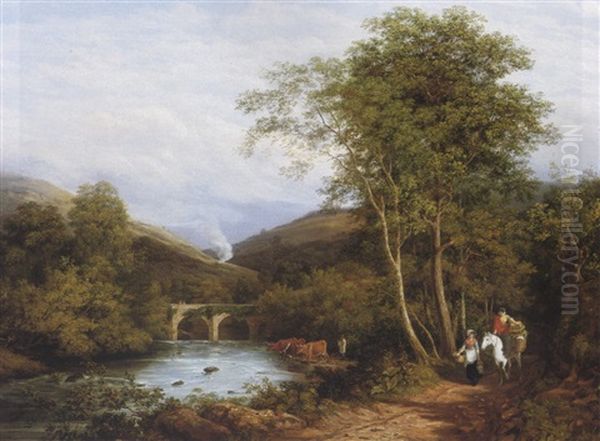 View On The Burle, Near Dulverton, Somerset - view 1