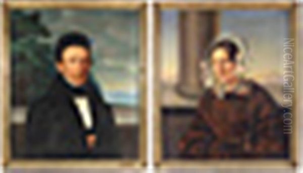 Portraits Of Mr. And Mrs. Rothmann (pair) - view 1