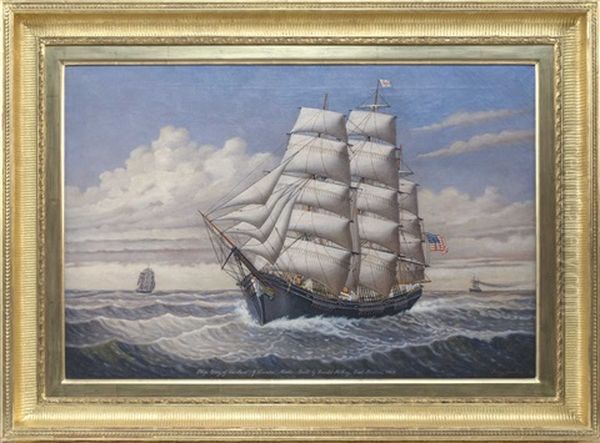 Ship Glory Of The Seas Under Full Sail - view 1