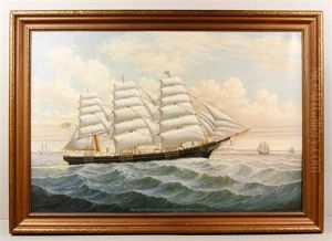Ship Iroquois; Albert V. Nickels, Master, Searsport, Me. Built At Bath by Percy A. Sanborn
