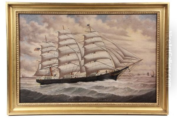 Portrait Of The Sailing Ship "iroqouis" - view 1