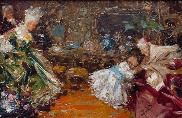 Escena Interior Con Cardenal - view 1