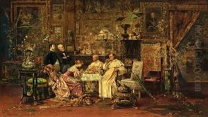 Afternoon Tea by Salvador Sanchez Barbudo