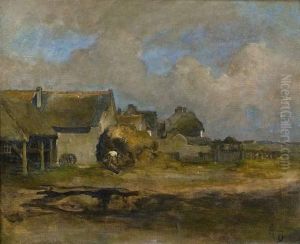 Ferme En Bord De Mer by Auguste Boulard