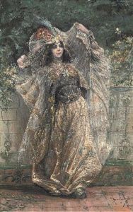 An Eastern Dance by Salvador Sanchez Barbudo