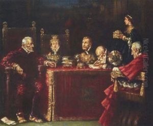 The Marriage Contract by Salvador Sanchez Barbudo