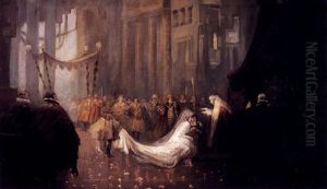 Boceto De La Boda De Enrique V Con La Princesa Catherine De Francia