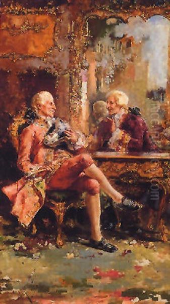 A Gentlemen's Debate - view 1