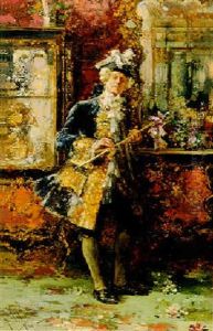 An Elegant Gentleman by Salvador Sanchez Barbudo